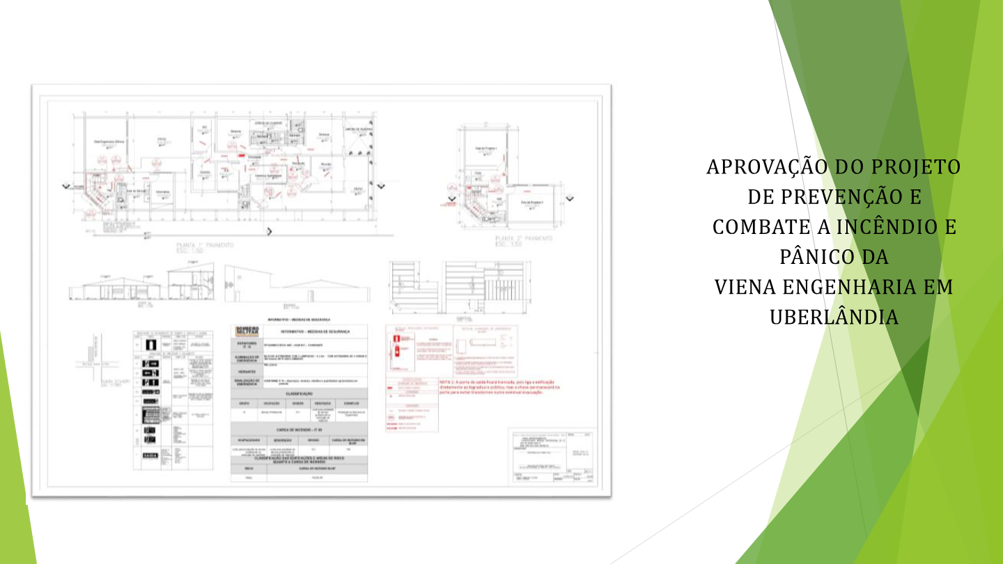 Prancha técnica do projeto Viena Engenharia